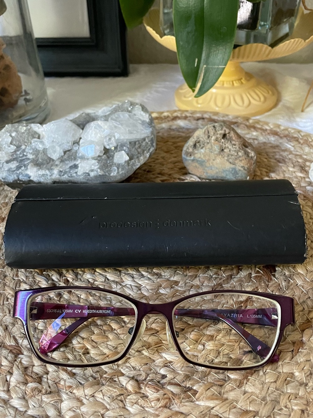 Purple Rectangular BCBG Eyeglasses